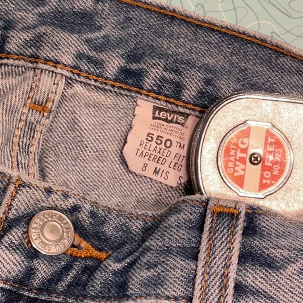 Levi’s 550 Light Denim Jeans Red Tab - Picture 5 of 5